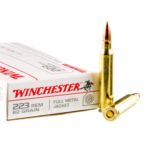 1000 Rounds of .223 Ammo by Winchester USA - 62gr FMJ 1000 Rounds of .223 Ammo by Winchester USA - 62gr FMJ
