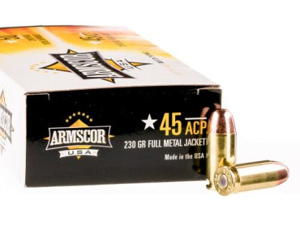1000 Rounds of .45 ACP Ammo by Armscor USA - 230gr FMJ