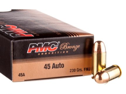 1000 Rounds of .45 ACP Ammo by PMC - 230gr FMJ