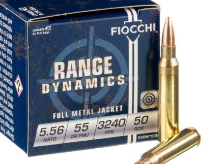 1000 Rounds of 5.56x45 Ammo by Fiocchi - 55gr FMJBT M193
