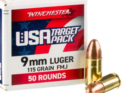 1000 Rounds of 9mm Ammo by Winchester USA - 115gr FMJ