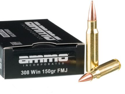 20 Rounds of .308 Win Ammo by Ammo Inc. - 150gr FMJ