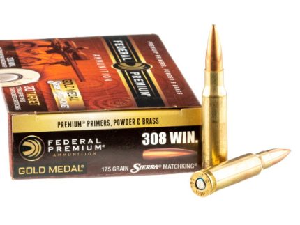 200 Rounds of .308 Win Ammo by Federal - 175gr HPBT
