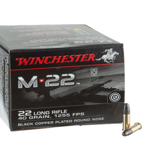 2000 Rounds of .22 LR Ammo by Winchester M22 - 40gr CPRN 2000 Rounds of .22 LR Ammo by Winchester M22 - 40gr CPRN