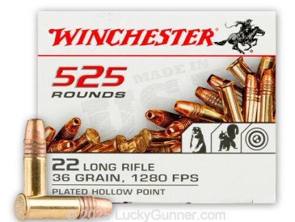 22 LR - 36 gr CPHP - Winchester - 5250 Rounds