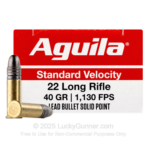 22 LR - 40 Grain LRN - Aguila - 2000 Rounds 22 LR-40 Grain LRN - Aguila - 2000 Rounds