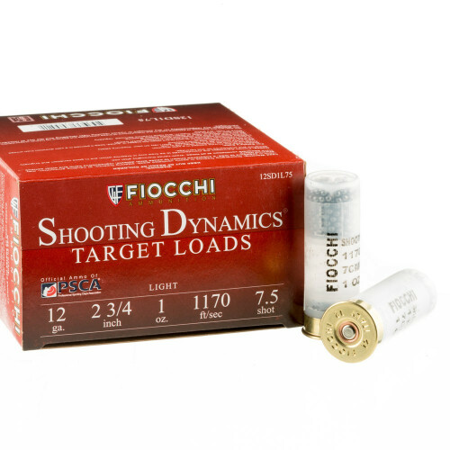 250 Rounds of 12ga Ammo by Fiocchi - 1 ounce #7.5 shot 250 Rounds of 12ga Ammo by Fiocchi - 1 ounce #7.5 shot