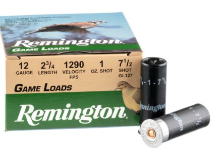 250 Rounds of 12ga Ammo by Remington - 1 ounce #7 1/2 shot