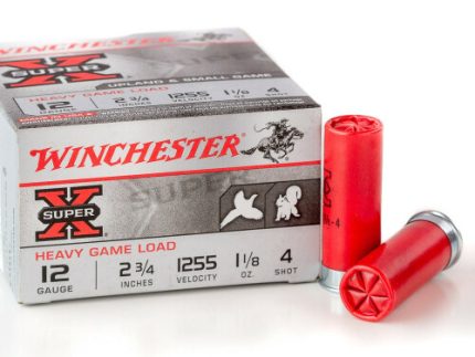 250 Rounds of 12ga Ammo by Winchester - 1 1/8 ounce #4 shot
