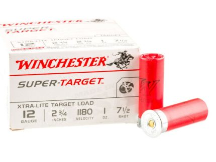 250 Rounds of 12ga Ammo by Winchester Super Target - 1 ounce #7 1/2 shot