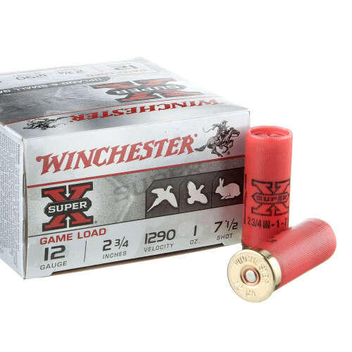 250 Rounds of 12ga Ammo by Winchester Super-X - 1 ounce #7 1/2 shot 250 Rounds of 12ga Ammo by Winchester Super-X - 1 ounce #7 1/2 shot