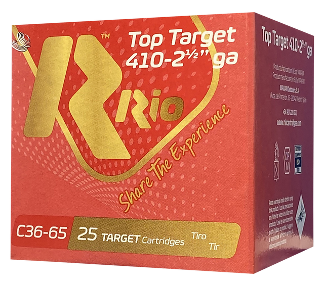 Rio Top Target 410 Ga Rio Top Target 410 Ga 2.50", 9 Shot, 25rd Box