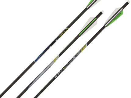 Allen CX600 Crossbow Bolts Black 20" Carbon Fiber 3 Pack