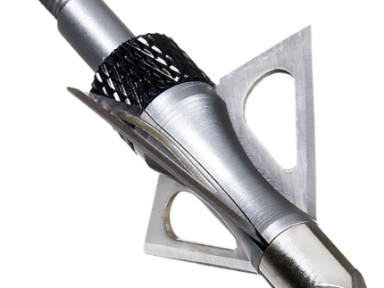 Allen Impact Fixed Blade Broadhead Stainless Steel Blades Silver 3 Pack