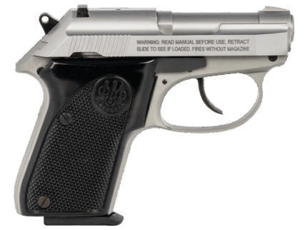 Beretta 3032 Tomcat 32 ACP, 2.4" Barrel, Stainless Steel, Black Grip, CA Compliant, 7rd