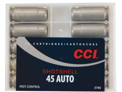 CCI Centerfire Handgun Shotshells .45 Auto, Shot Size 9, 120gr, 10rd Box