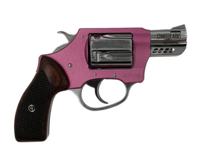Charter Arms Coyote 380 ACP, 2" Barrel, Lavender, Rosewood Checkered Grip, 5rd