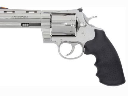 Colt Anaconda 44 Mag, 4.25" Barrel, Stainless Finish, Adjustable Sights, Hogue Grip, 6rd