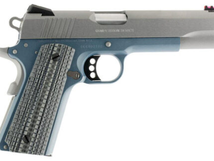 Colt Competition Govt 45 ACP, 5" Barrel Blue Titanium Finish, G10 Grips 8rd Mag