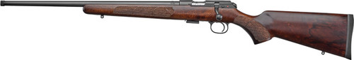 CZ 457 American .22 LR, 24" Barrel, Black Nitride Metal Finish & Fixed American-Style Turkish Walnut Stock, Left Hand, 5rd CZ 457 American .22 LR, 24" Barrel, Black Nitride Metal Finish & Fixed American-Style Turkish Walnut Stock, Left Hand, 5rd