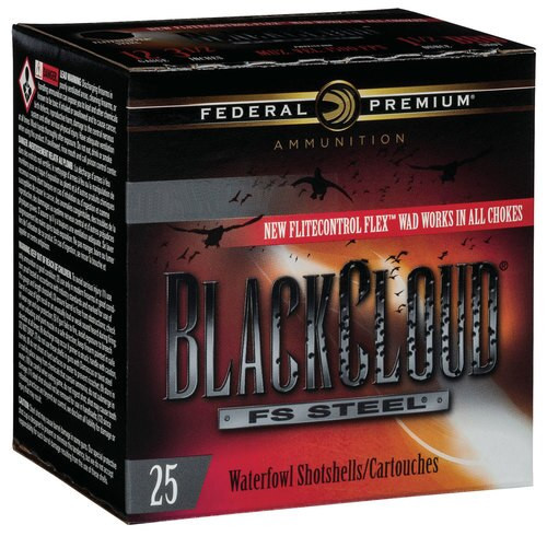Federal BlackCloud 12 Ga, 3", 1-1/4oz, 2 Shot, 25rd Box Federal BlackCloud 12 Ga, 3", 1-1/4oz, 2 Shot, 25rd Box