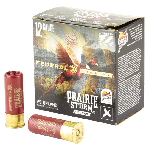 Federal Prairie Storm 12 Ga, 2.75", 1 1/4 oz, 5 Shot, 25rd Box Federal Prairie Storm 12 Ga, 2.75", 1 1/4 oz, 5 Shot, 25rd Box