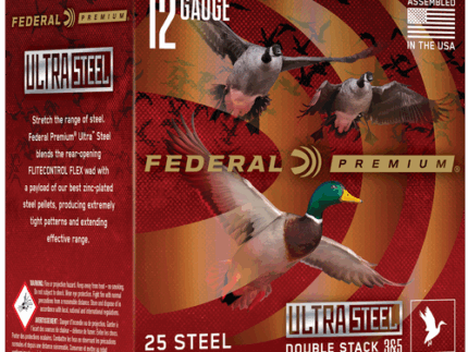 Federal Premium Ultra Steel 12 Ga, 3", 1 1/4 oz, 3 & 5 Shot, 25d Box