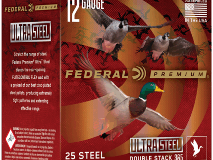 Federal Premium Ultra Steel 12 Ga, 3", 1 1/4 oz, 3 & 5 Shot, 25rd Box