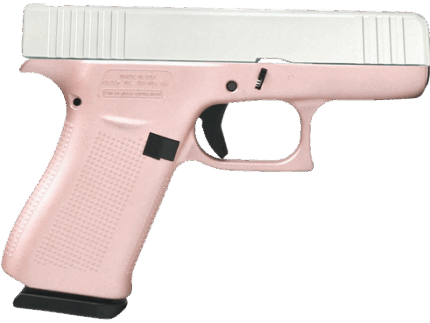 Glock G43x 9mm 3.41" Barrel, Rose Gold Cerakote, 10rd