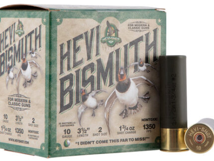 HEVI-Shot Bismuth 10 Ga, 3.5" 1 3/4 oz, Bismuth, 2 Shot, 25d Box