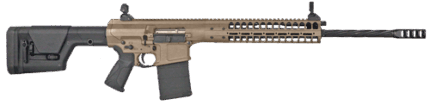 LWRC REPR MKII 308/762NATO, 20" Spiral Fluted Barrel, Threaded 5/8x24, Ultra Muzzle Brake, FDE, PRS Stock, 20rd Mag