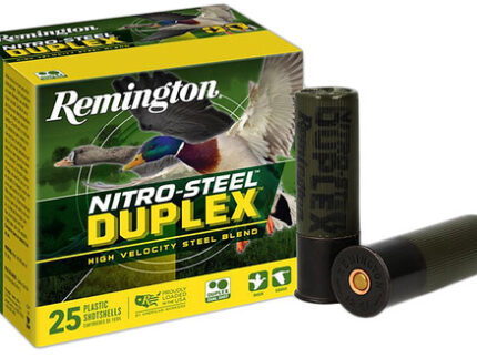 Remington Nitro-Steel Duplex 12 Ga, 3", 1.25 oz, 2 & 4 Shot, 25rd Box