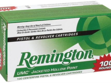 Remington UMC 45 ACP 230gr, Jacketed Hollow Point 100rd Box