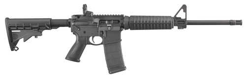 Ruger AR-556 223 Remington/5.56x45mm, 16" Threaded Barrel, Black, Adjustable Stock, 30rd Ruger AR-556 223 Remington/5.56x45mm, 16" Threaded Barrel, Black, Adjustable Stock, 30rd