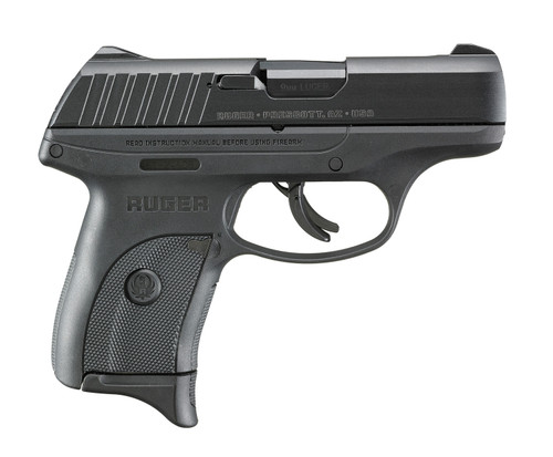 Ruger EC9S Compact 9mm, 3.1" Barrel, Black, Fixed Sights, 7rd Ruger EC9S Compact 9mm, 3.1" Barrel, Black, Fixed Sights, 7rd