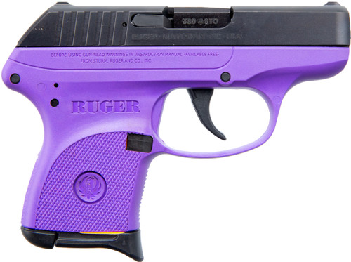 Ruger LCP Lady Lilac TALO Exclusive 380 ACP, 2.75" Barrel, Purple Frame, Black Slide, 6rd Ruger LCP Lady Lilac TALO Exclusive 380 ACP, 2.75" Barrel, Purple Frame, Black Slide, 6rd