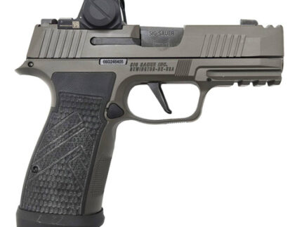 Sig Sauer P365 AXG Legion 9mm, 3.1" Barrel, Gray, Romeo X Red Dot, 17rd