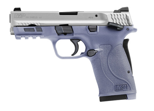 Smith & Wesson M&P Shield EZ 380, 3.6" Barrel, Orchid Frame, Satin Alum Cerakote Slide, 8rd Smith & Wesson M&P Shield EZ 380, 3.6" Barrel, Orchid Frame, Satin Alum Cerakote Slide, 8rd