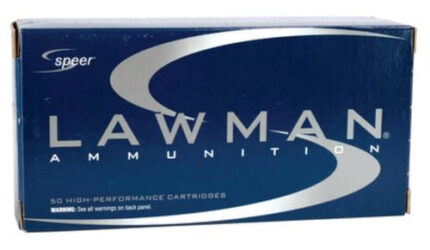 Speer Lawman .40 SW 165 Gr, Total Metal Jacket, 50rd Box, 20 Box/Case