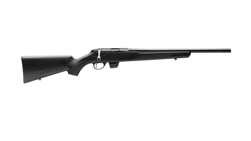 Tikka T1X Hunter 22 LR, 16" Threaded Barrel, Black, Drilled & Tapped, Oiled Stock, 5rd Tikka T1X Hunter 22 LR, 16" Threaded Barrel, Black, Drilled & Tapped, Oiled Stock, 5rd
