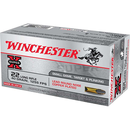 Winchester Super-X Power-Point 22 LR, 40gr, Power Point Hollow Point, 222rd Box Winchester Super-X Power-Point 22 LR, 40gr, Power Point Hollow Point, 222rd Box