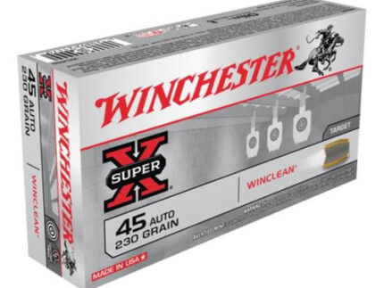 Winchester WinchesterClean 45 ACP 230gr, Brass Enclosed Base, 50rd Box